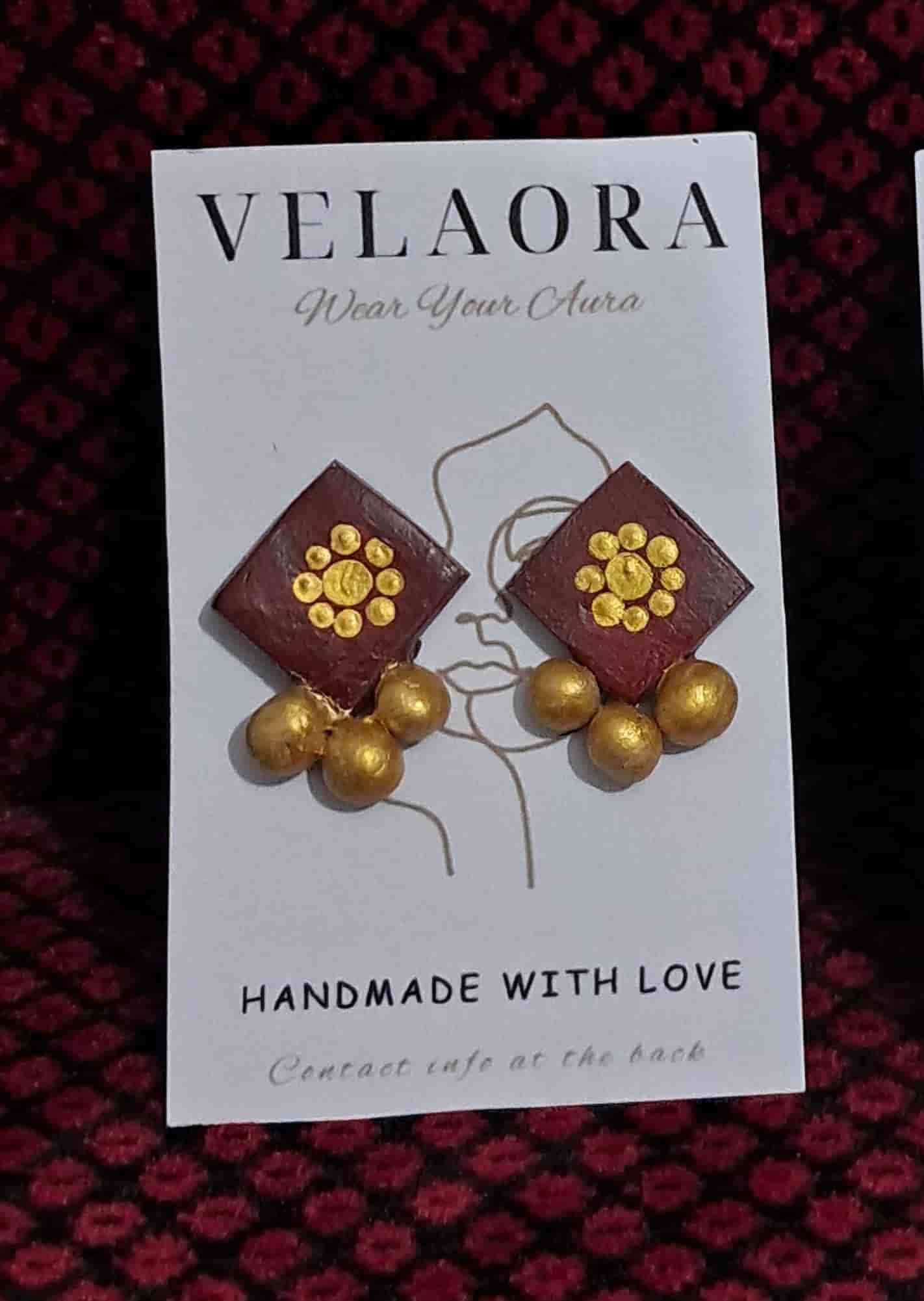 scarlet square red by Velaora Jewels